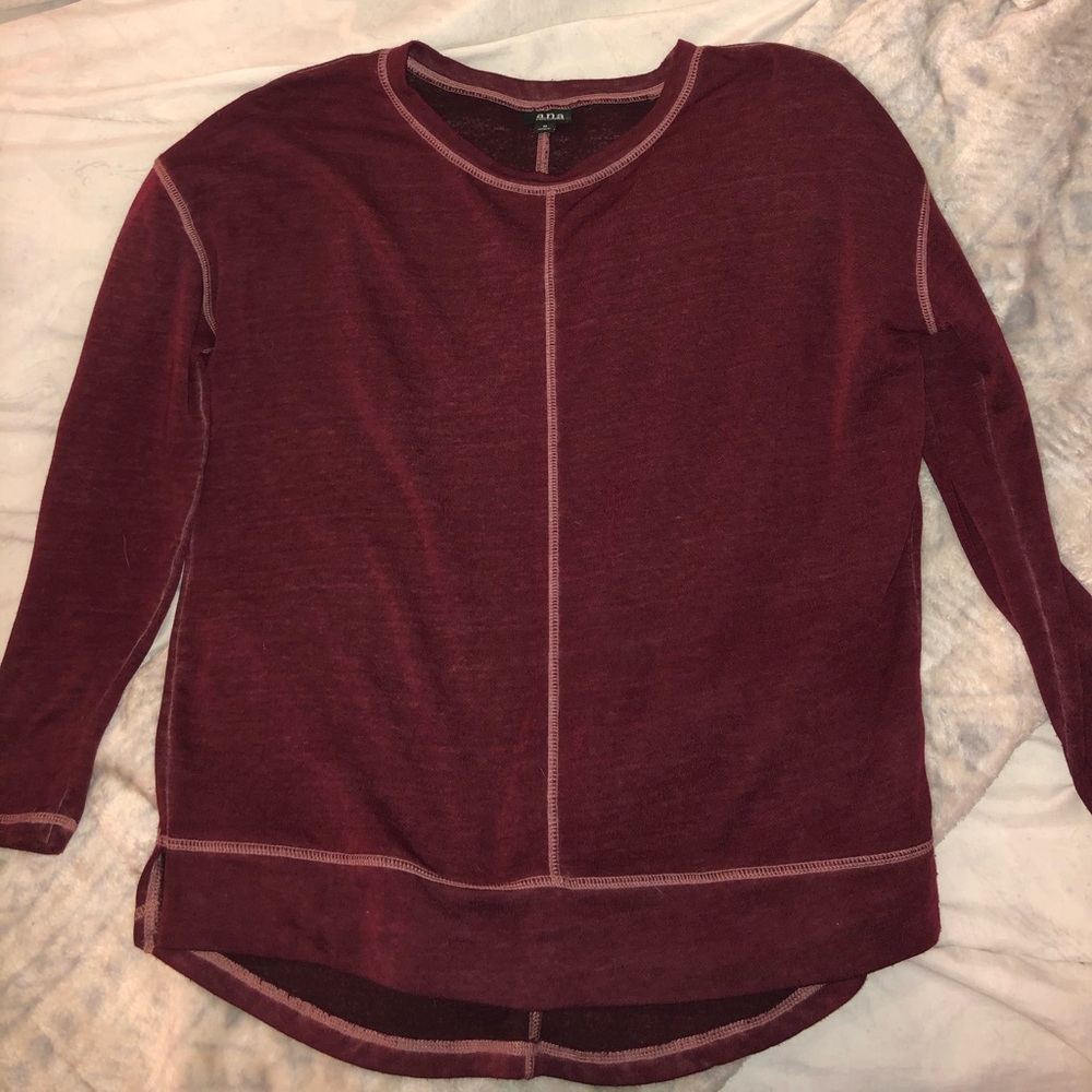 Burgundy Lightweight Sweater